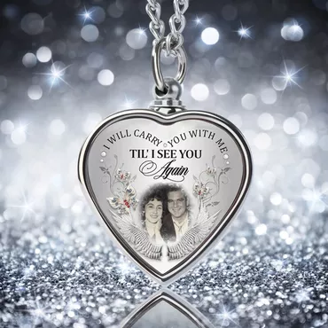 I Will Carry You Chic With Me Urn Necklace