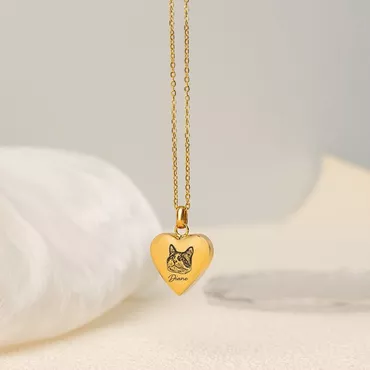 Personalized Photo Urn Necklace Chic For Pet Lovers