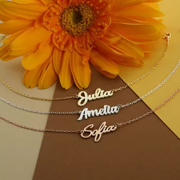 Personalized Name Anklet Beautiful Chic Gift For Her