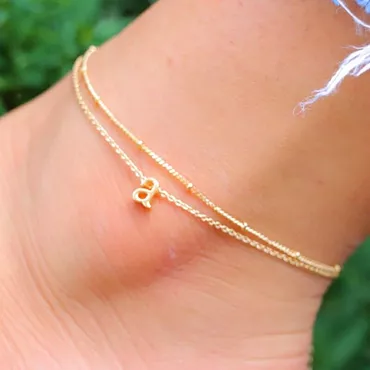 Personalized Letter Anklet Different Chic Design Gift For Important Person