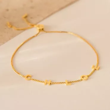 Personalized Letter Bracelet Simple Chic Gift For Her