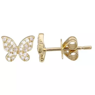 Butterfly Birthstone Earrings For Chic Girlfriend