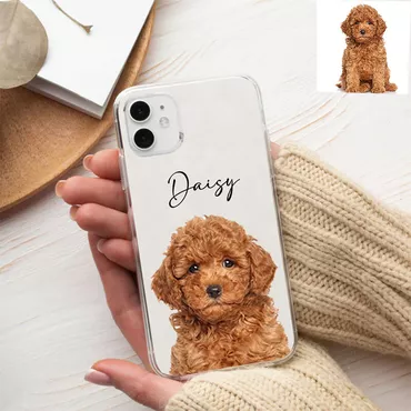 Personalized Phone Case Customized Chic Pet Photo Cute Gift For Christmas