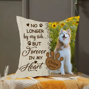 Personalized Pet Memorial Pillow Chic Custom Loss Of Pet Sympathy Gift With Pet's Picture For Pet Lovers