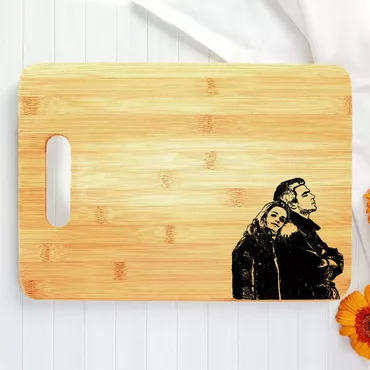 Personalized Picture Charcuterie Board Chic Memorable Gift For Favourite Her