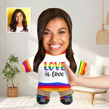 Custom Face Pillow Pride Chic Girl Photo Pillow Gift For Friend