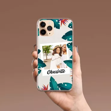 Personalized Phone Case With Chic Photo And Name Fashion Gift