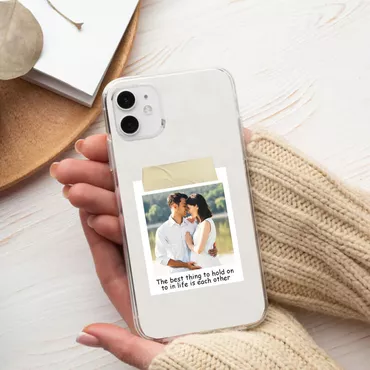Personalized Phone Case With Chic Custom Photos And Text For Sweet Valentine's Day Gift