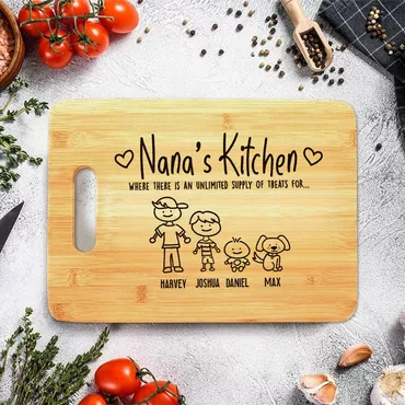 Personalized Name Square Charcuterie Chic Board With Custom Style Best Gift For Mother