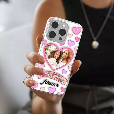 Personalized Mobile Phone Case Chic Customized Photo Sweet Gift With Love For Best Friend