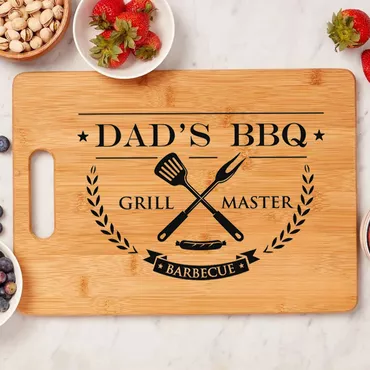 Personalized Engravable Square Charcuterie Chic Board With Sausage Pattern Precious Gift For Friends