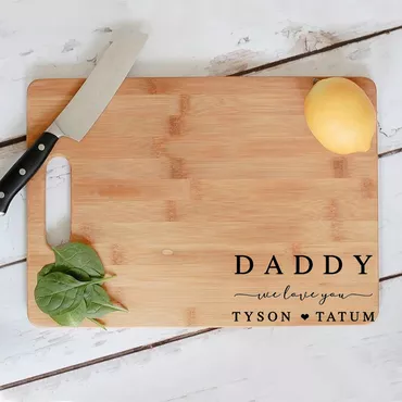 Personalized Name Square Charcuterie Chic Board Best Father's Day Present