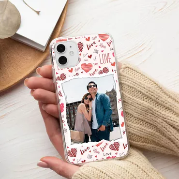 Personalized Phone Case With Chic Photo And Sweet Gift For Valentine's Day