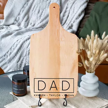Personalized Name Charcuterie Board Chic Perfect Father's Day Present