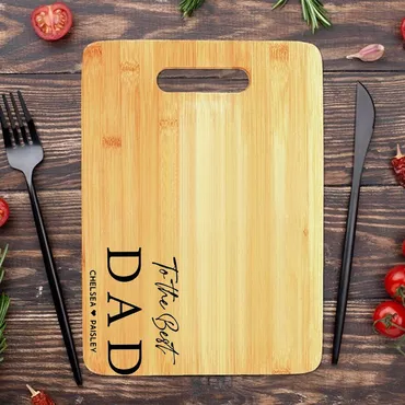 Personalized Name Square Charcuterie Chic Board Unique Present For Dear Dad