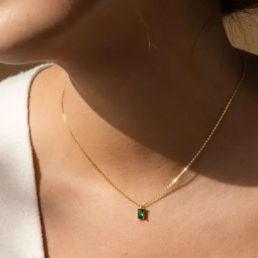 Personalized Birthstone Necklace Exquisite Chic Birthday Gift For Friends