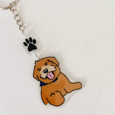 Personalized Acrylic Photo Keychain Chic Gift For Pet Lovers