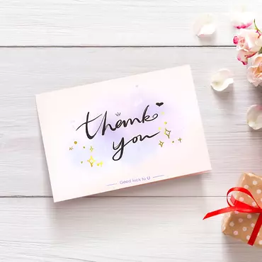 Good Luck To U Chic Thank You Gift Card