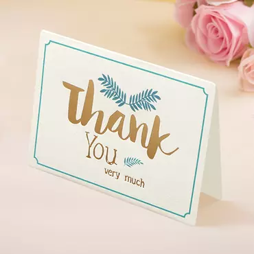 Thank You Very Much Chic Birthday Appreciation Card
