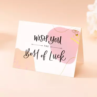 Wish You Best Of Chic Luck Thanks Birthday Gift Card