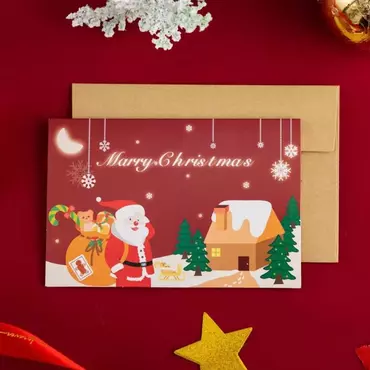 Merry Christmas Holiday Chic Card