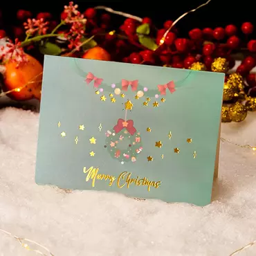 Christmas Knot Star Merry Chic Christmas Card