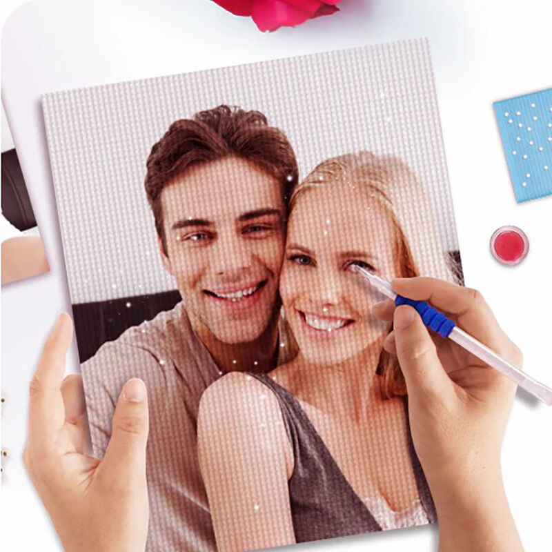 Personalized Picture Diamond Painting Chic Romantic Gift For Couples